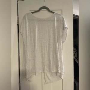 White Leopard Athletic Top